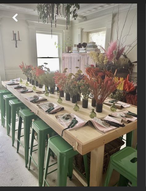 Flower Arrangement Workshop, Flower Shop Interiors, Dried Floral Wreaths, Flower Shop Decor, Flower Shop Design, Hudson Ny, Floral Wreaths, Flower Store, Flower Bar