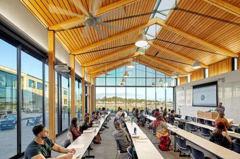 Coastal Biology Building and Marine Sciences Campus Project | EHDD Architects SF University Of California Santa Cruz, University Interior Design, San Francisco Architecture, Uc Santa Cruz, Laboratory Design, Central Coast California, David Rose, Visual Metaphor, Workspace Inspiration