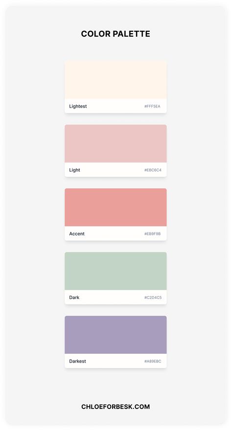 Done-for-you color palettes to use in your website designs. Access more templates and resources at chloeforbesk.com Sunday Morning Color Palette, Powerpoint Color Palette, Morning Color Palette, Ppg Paint Colors, Muted Colour, Pantone Palette, Colour Pallets, Hex Color, Yearbook Ideas