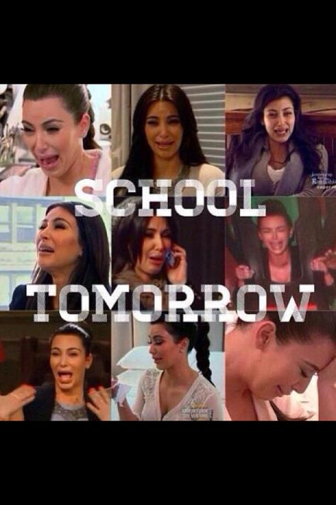 School tmrw kim k Ugly Crying Face, Crying Face, I Hate School, Ugly Cry, School Tomorrow, Hate School, School Memes, Teacher Humor, Laughing So Hard