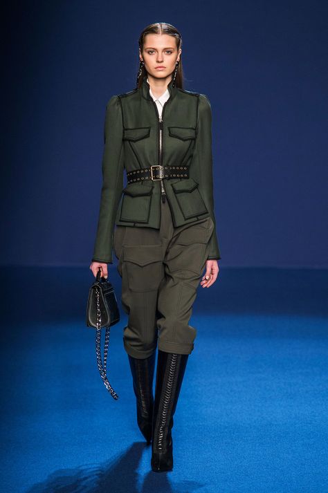 3 - The Cut Military Inspired Outfit, Army Outfit, Military Suit, Military Inspired Fashion, Fashion Week Schedule, Army Look, Military Looks, Andrew Gn, Army Fashion