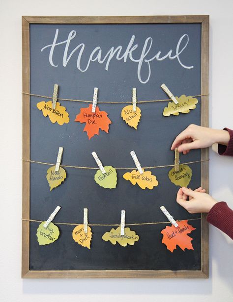 This Thankfulness board is a unique and stylish way to encourage your children to practice gratitude this holiday season. It makes a great activity to keep kids occupied on Thanksgiving or as a family activity you can display as a festive fall decoration all month long. The board is easy to make, inexpensive, and doesn’t take a lot of time to create. Fall Festival Decorations, Thanksgiving School, Thanksgiving Crafts For Kids, Thanksgiving Kids, Thanksgiving Fun, Thanksgiving Activities, Sunday School Crafts, Color Crafts, Kids Church