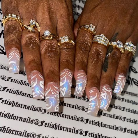 Early 2000s Acrylic Nails, Early 2000s Nail Art, 2000s Aesthetic Nails, Early 2000s Nail Designs, 2000 Nail Designs, Early 2000s Nails, 2000s Nail Designs, Early 2000 Nails, 2000s Nail Art