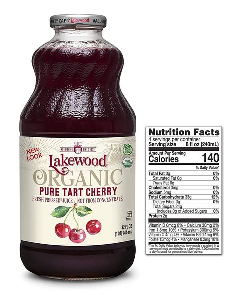 Amazon.com : Lakewood, Organic Pure Cherry Tart Juice, 32 oz : Fruit Juices : Grocery & Gourmet Food Cranberry Juice Benefits, Pure Cranberry Juice, Cranberry Benefits, Tart Cherry Juice, Fresh Beets, Juice Branding, Juice Packaging, Frozen Fruits, Organic Juice