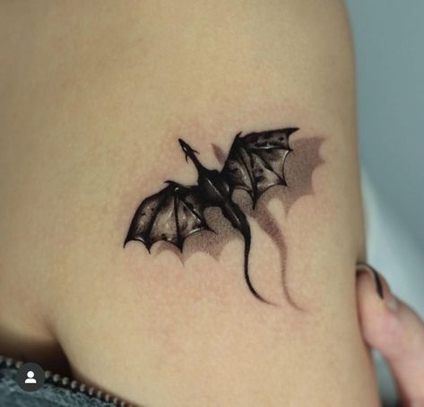 Flying Dragon Tattoo, 3d Dragon Tattoo, Dragon Tattoo Shoulder, Button Tattoo, Shadow Tattoo, Korean Tattoo Artist, Small Dragon Tattoos, Flying Tattoo, Beginner Tattoos