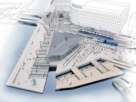 Concept Board Architecture, Landscape Architecture Diagram, Transport Hub, Floating Architecture, Commercial And Office Architecture, Urban Design Concept, Concept Models Architecture, Architectural Design House Plans, Glass Facades