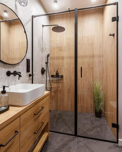 All Posts • Instagram Urban Bathroom, Beautiful Bathroom Decor, Full Bathroom Remodel, Cabin Bathrooms, Bathroom Redesign, Master Bath Remodel, Bathroom Top, Upstairs Bathrooms, Bathroom Renos