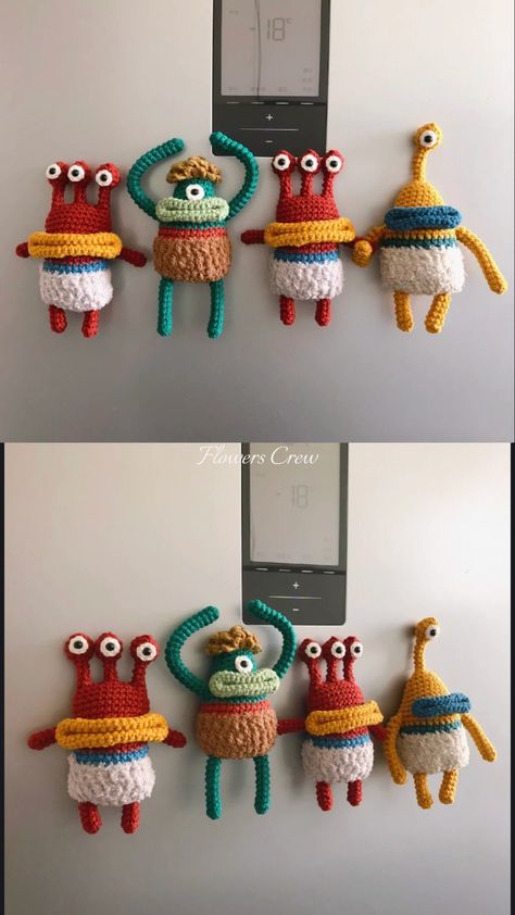 Refrigerator magnets Crochet Magnets Free Pattern, Crochet Magnets, Crochet Fridge, Macrame Fridge Magnets, Crochet Refrigerator, Crochet Fridge Magnets, Crochet Refrigerator Magnets Patterns, Handmade Fridge Magnets, Clay Fridge Magnets Diy Food