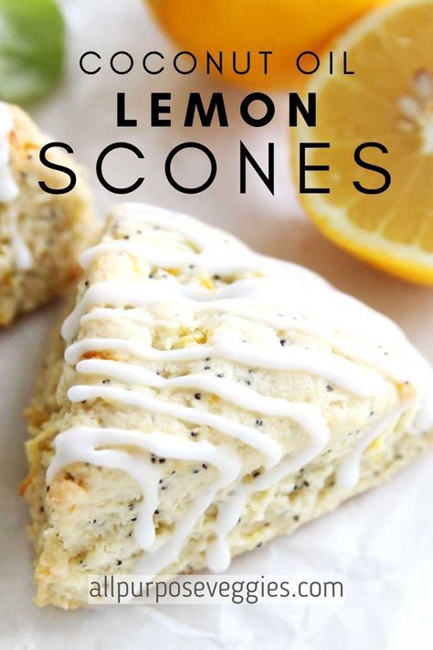 Bright and refreshing, these Vegan Lemon Poppy Seed Scones are bursting with zesty citrus flavor. The lemon zest adds a fresh twist to the buttery scone base, creating a delightful combination of sweet and tart flavors that are perfect for a spring or summer treat. It's also a picnic-perfect treat that travels and keeps very well. Vegan Recipes With Almond Flour, Easy Lemon Desserts, Scones Lemon, Lemon Dishes, Easy Homemade Breakfast, Lemon Poppy Seed Scones, Recipe With Almond Flour, Scones Vegan, Lemon Desserts Easy