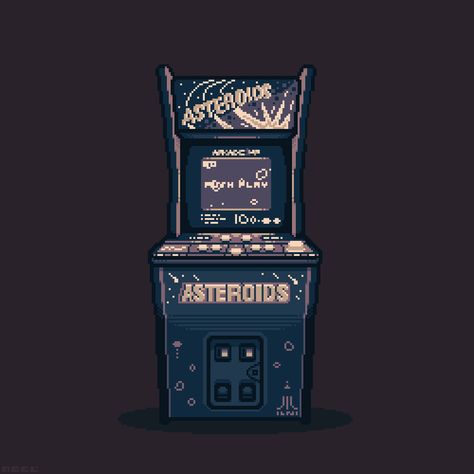 Arcade Pixel Art, Oc Insert, Game Arcade, Pip Boy, Pixel Art Background, Retro Gaming Art, Pixel Animation, Cyberpunk City, Low Poly Art