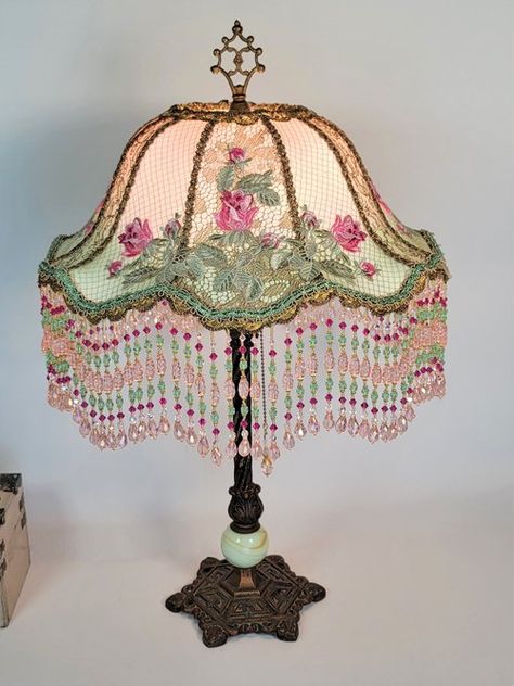 Luxury Lamps | Elegance Lamps | Victorian Lampshades Antique Lamp Shades, Beaded Lamps, Victorian Lamps, Victorian Lampshades, Antique Lamp, I Love Lamp, Lampe Decoration, Cool Lamps, Lamps Shades