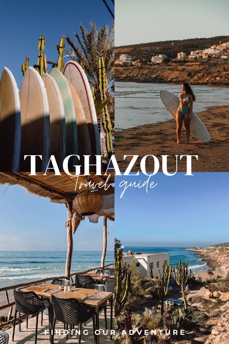 Charming Seaside Surf Village in Morocco | A Travel Guide to Taghazout Morroco Beach, Taghazout Morocco, Surf Morocco, Morocco Beach, Dream Escape, Travel Morocco, Essaouira Morocco, African Travel, Visit Morocco