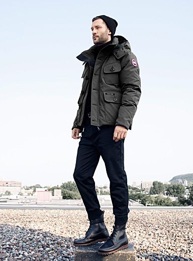 MEN>CANADA GOOSE >SELKIRK PARKA CANADA GOOSE SELKIRK PARKA $695.00 Style: 6961-14201 Be the first to review this item! Canada Goose at Simons. New hip-length military-inspired parka that adapts to all your outdoor activities and offers great protection from the weather. - Thermal experience index 3 coat, designed with fundamental warmth for everyday use - Durable and water-resistant shell for maximum comfort in extreme winter conditions - High 625 fill power white ... Canada Goose Kensington Parka, Canada Goose Mystique Parka, Canada Goose Rossclair Parka, Mens Canada Goose Jackets, Canada Goose Macmillan, Pumped Up Kicks, Valentino Rockstud, Eclectic Fashion, Fancy Pants