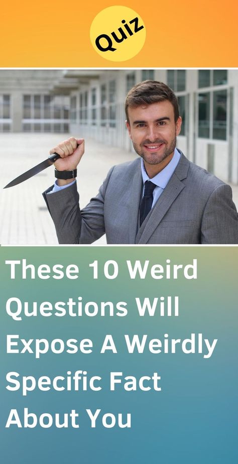 Looking for a fun and quirky way to learn a weirdly specific fact about yourself? Look no further than this quiz!  #yourmind #yourthoughts #inyourhead #innerpersonality #personalityQuizzes #whoareyou #aboutme #personality #Quizzes #quizzesfunny #funquizzestotake #me #quizzesaboutyou Weird Questions, Personality Test Psychology, Psychology Questions, Quizzes Funny, Psychological Facts Interesting, Interesting Quizzes, Unusual Facts, Fun Quizzes To Take, Psychology Fun Facts