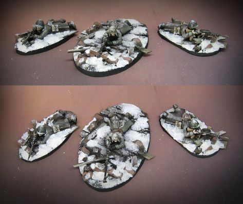 Here are some finished images of the Soviet infantry snow basing tests! I tried a few different materials in several combinations, ... Water Bases Warhammer, Snow Bases Warhammer, Space Wolves Miniatures, 15mm Sci Fi Miniatures, Miniature Bases, Warhammer Age Of Sigmar Miniatures, Winter Table, Snow And Ice, Miniature Games