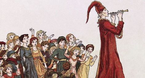 Pied Piper Of Hamelin, The Pied Piper, Famous Fairies, Kids Novels, Pied Piper, Morning Cartoon, Classic Fairy Tales, False Prophets, Girl Reading