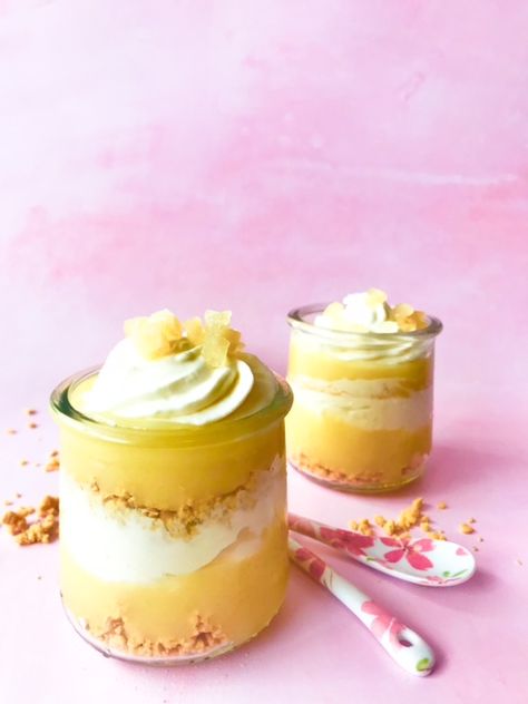 Easy Lemon Curd Parfaits Recipe withe Paradise Candied Lemon Peel Ny Style Cheesecake, Easy Parfait, Microwave Lemon Curd, Lemon Curd Cheesecake, Cheesecake Parfait, Cookie Parfait, Baking Cheesecake, Yogurt Jars, Easy Lemon Curd