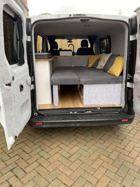 Vauxhall Vivaro Camper, only 40K miles ⋆ Quirky Campers Vauxhall Vivaro Camper Layout, Vauxhall Movano Camper Conversion, Vivaro Van Conversion, Vauxhall Combo Camper, Vauxhall Vivaro Camper Conversion, Micro Camper Interior, Vivaro Camper Conversion, Small Van Conversion, Campervan Interior Ideas