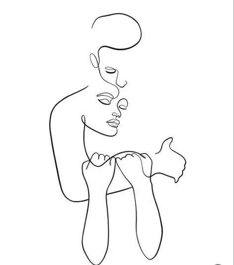 Body Drawing Couple, Couple Silhouette Art Love, Couple Outline Art, Single Line Drawing Woman, Body Line Art Couple, Hug Line Art, Line Drawing Couple, Lake Tattoo, One Line Tattoo