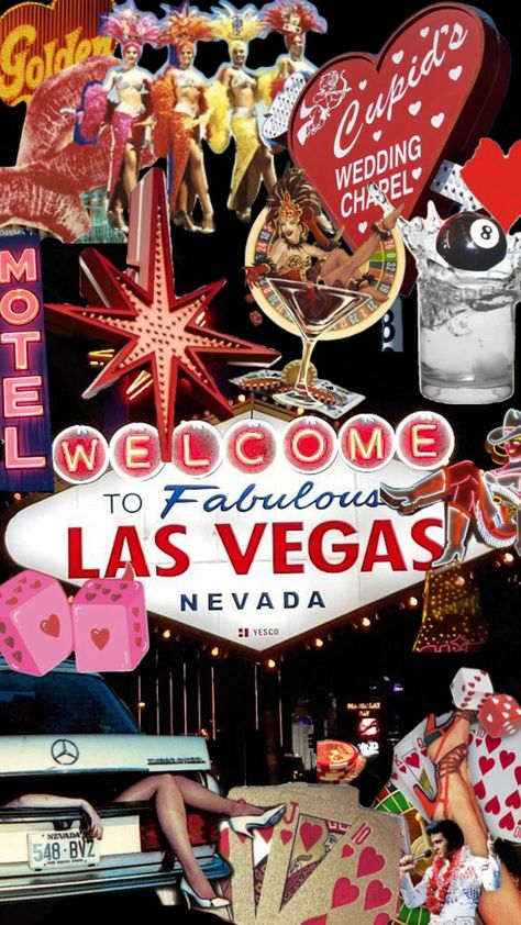 Vegas Las Vegas america aesthetic wallpaper America Aesthetic Wallpaper, America Aesthetic, Las Vegas Outfit, Old Vegas, Colorful Room Decor, Travel Collage, American Bars, Vegas Outfit, Vegas Trip