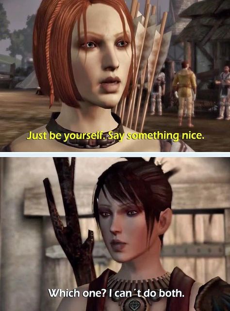 Dragon age sass Dragon Age Origins Morrigan, Morrigan Dragon Age, Dragon Age Memes, Dragon Age Funny, Dragon Age Characters, Dragon Age 3, Funny Dragon, Dragon Age Games, Dragon Age Series