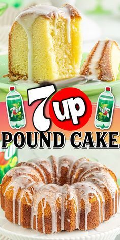 7up Pound Cake Recipe, Pound Cake Icing, 7up Cake Recipe, 7 Up Cake, Southern Pound Cake, 7up Pound Cake, Moist Pound Cake, Almond Pound Cakes, Princess Pinky Girl