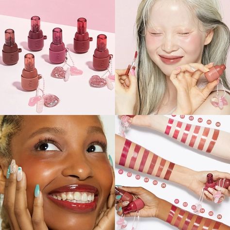 YesStyle discount code: OLIVIASOJO | afilliate code, links | Kaja - Jelly Charm Lip Tint and blush Yesstyle Makeup, Rose Lips, Pony Effect, High Coverage Concealer, Jelly Lipstick, Lip Jelly, Lip Tints, Cranberry Fruit, Raspberry Fruit