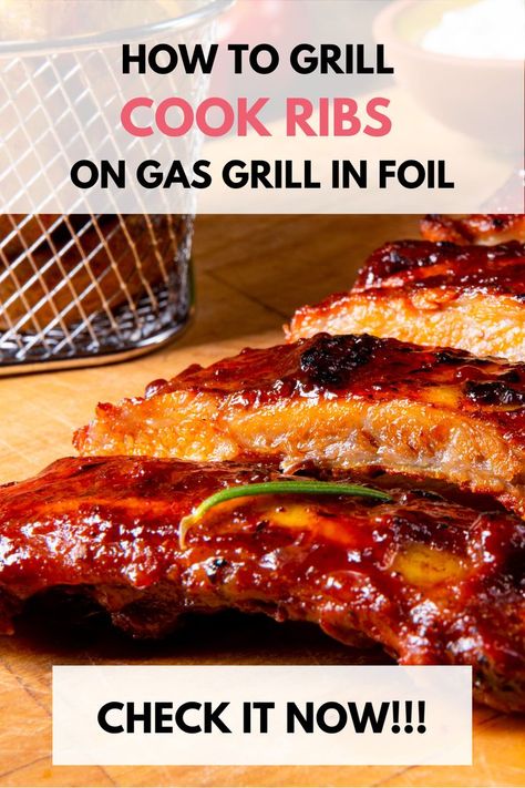 How to Cook Ribs on Gas Grill in Foil Pork Spare Ribs Grilled, Slow Cook Ribs, Grilled Spare Ribs, Cooking Spare Ribs, Grilled Bbq Ribs, Barbeque Ribs, Pork Loin Back Ribs, Ribs On The Grill, Grilled Baby Back Ribs