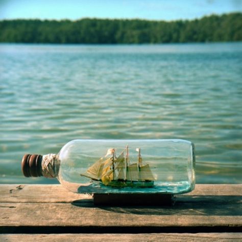 Boat In A Bottle, Ship In Bottle, Ship In A Bottle, Epic Journey, Message In A Bottle, A Ship, Boat Plans, Design Sponge, Tall Ships