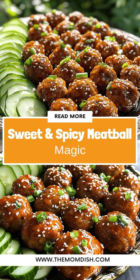 Elevate your dinner with my irresistible Sweet and Spicy Korean Meatballs! This easy recipe combines tender ground beef or turkey with a perfect blend of seasonings and a delicious glaze. Whether you're hosting or enjoying a weeknight meal, these meatballs are sure to impress. Dive into the full guide for step-by-step instructions and creative serving ideas. Click to start cooking this mouthwatering dish today! Korean Meatballs Recipes, Korean Meatballs, Comfort Pasta, Spicy Meatballs, Tasty Meatballs, Spicy Korean, Serving Ideas, Quick And Easy Meals, Meatballs Recipe