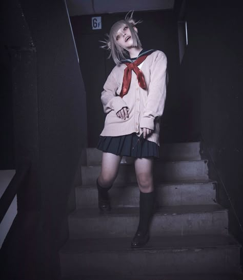 Mha Cosplay Pictures, Toga Aesthetic, Toga Outfit, Toga Himiko Cosplay, Himiko Cosplay, Himiko Toga Cosplay, Uraraka Cosplay, Toga Cosplay, Bnha Cosplay