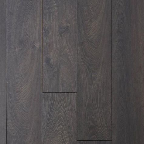 Jet Black Oak Matte Laminate Wood Flooring Dark Laminate Floors, Laminate Flooring In Kitchen, Laminate Wood Flooring, Matte Black Kitchen, Dream Interior, Laminate Kitchen, Floor And Decor, Laminate Colours, Oak Wood Floors