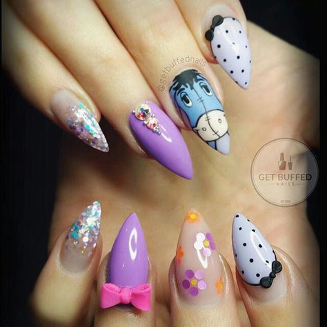 Get Buffed Nails Disney Inspired Nails, Buff Nails, Nail Art Disney, Creative Nail Designs, Exotic Nails, Disney Nails, New Nail Art, Nails Desing, Hot Nails