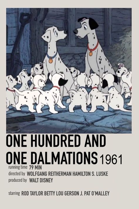 Animated Movie Posters, Disney Movie Posters, Series Posters, 101 Dalmations, Movie Card, Iconic Movie Posters, Polaroid Posters, Film Posters Minimalist, Movie Wall