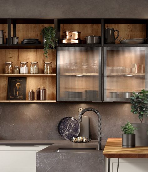 https://www.life-kitchens.co.uk/kitchen-looks/structured Industrial Kitchens, Industrial Kitchen Design, Your Day, Glazed Doors, Industrial Style Kitchen, Traditional Kitchen Design, Kitchen Design Plans, Deco Originale, Industrial Kitchen