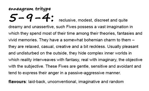 enneagram tritype 5-9-4 5w4 Enneagram, Enneagram Aesthetic, Enneagram Tritype, Enneagram Overview, 3 Enneagram, Enneagram 5w4, Enneagram 5w6, 5 Enneagram, Type 5 Enneagram