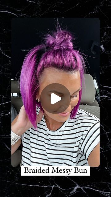 Bob Hairdos Ideas, Short Easy Hairstyles For Women, Easy Hair Updos For Beginners, Updo Tutorials, Short Hair Updo Tutorial, Cute Messy Buns, Beginner Eyeshadow, Messy Bun Tutorial, Bob Braids