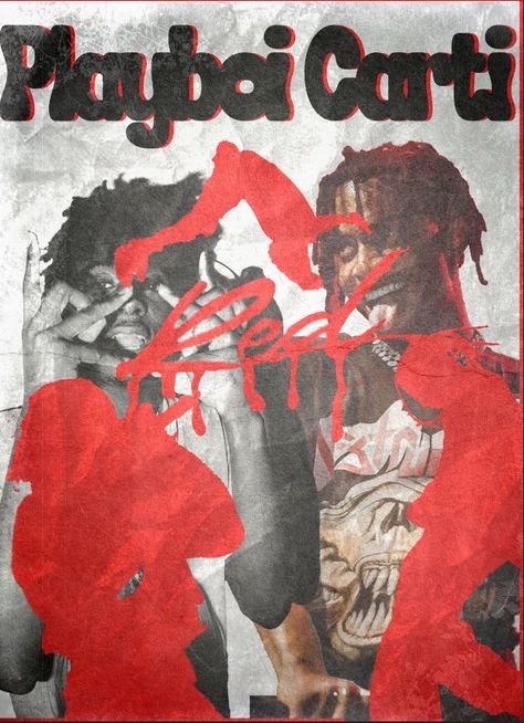 Carti Poster Prints, Carti Poster Vintage, Music Artist Poster Prints, Y2k Pics For Wall, Posters Artists, Playboi Carti Poster, Carti Poster, Playboi Carti Aesthetic, Playboi Carti Wallpaper