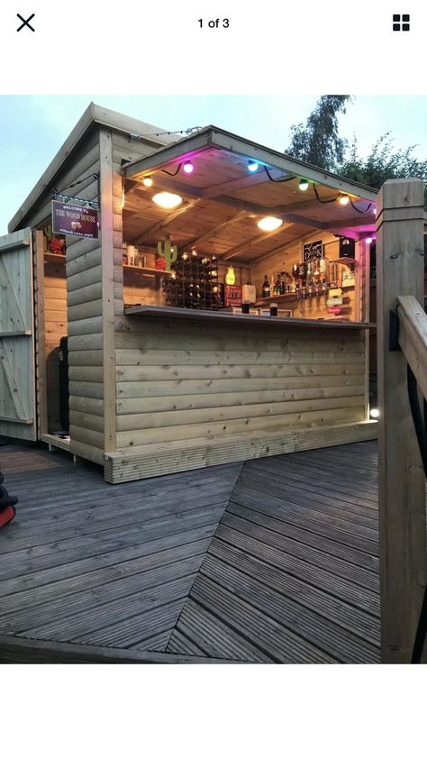 Tongue And Groove Flooring, Shed Bar Ideas, Garden Bar Ideas, Garden Bar Shed, Outdoor Garden Bar, Outdoor Tiki Bar, Gerobak Dorong, Diy Outdoor Bar, Bar Shed