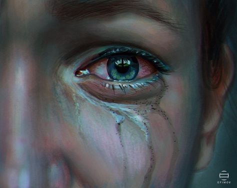 #sight #eyes #makeup #art #illustration #digitalart #artist #artwork #digitalpainting #selfie #girlcrying #crybaby #cry #sad #painting… Crying Eye Painting, Eyes Painting, Crying Eyes, Eye Painting, Eyes Makeup, Artist Artwork, Face Drawing, Makeup Art, Art Illustration