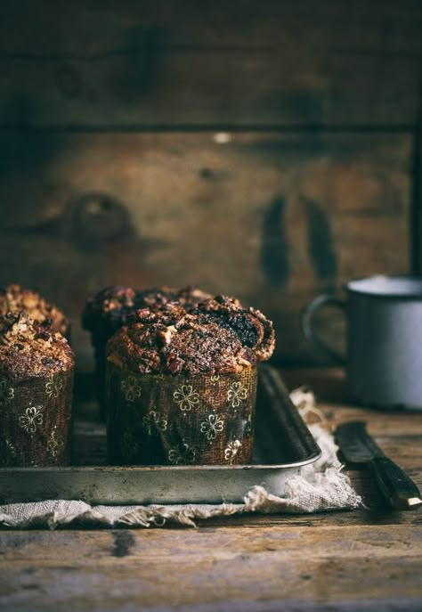 Espresso Muffins, Muffin Flavors, Slow Cooker Desserts, Chocolate Espresso, Muffin Man, Crunchy Pecans, Think Food, English Breakfast, Chocolate Muffins