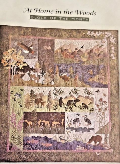 New! At Home In The Woods by McKenna Ryan 12 Block Art Quilt Pattern was just added to eBay. Check it out! #eBay #eBaySeller https://ebay.us/RHrfUk Home In The Woods, Block Art, Block Of The Month, Art Quilt, Art Block, Wood Blocks, Quilt Pattern, Ebay Seller, In The Woods