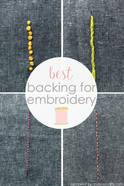 Backing Embroidery On Clothes, How To Protect The Back Of Embroidery On Clothes, Backing For Embroidery, Embroidery Backing Fabric, How To Back Embroidery On Clothes, How To Finish The Back Of Embroidery, Sweater Hand Embroidery, How To Make Embroidery Patches, Clothing Embroidery Diy Tutorials