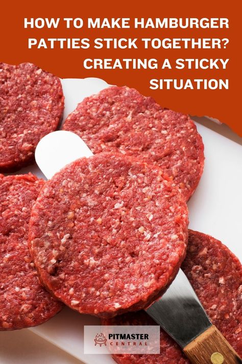 Struggling to keep your hamburger patties from falling apart on the grill? Learn the secrets to getting them to stay together with our helpful tips. Say goodbye to crumbly burgers and hello to juicy, perfectly formed patties that will have your guests coming back for seconds. Trust us, you'll never have to deal with a sticky situation again. Best Homemade Hamburger Patties, Make Hamburger Patties, Hamburger Patties Recipe, Hamburger Patty Recipe, Best Way To Cook Frozen Hamburger Patties, Making Hamburger Patties, Homemade Hamburger Patties, Making Burger Patties, Hamburger Pattie’s In Oven