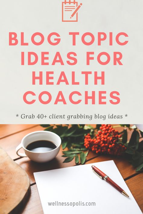 Dietitian Career, Blog Topic Ideas, Health Coach Logo, Health Coach Branding, Wellness Content, Topic Ideas, Get More Clients, Health Coach Business, Health Blogger