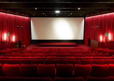 Theatre Architecture, Cinema Architecture, Cinema Screen, Art Deco Pictures, Cinema Aesthetic, Home Theater Ideas, Bonus Room Ideas, Cinema Design, Wood Facade