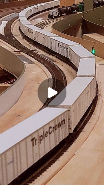 Doms Trains on Instagram: "Triple Crowns in HO Scale #domstrains" O Gauge Model Trains Layout, N Scale Model Train Layouts, N Scale Layouts, Ho Train Layouts, Ho Scale Train Layout, N Scale Model Trains, Ho Scale Trains, Ho Trains, Train Sets