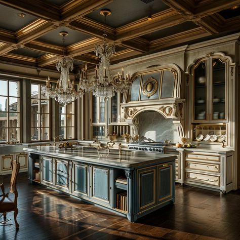 40 Old-World Kitchen Designs That Perfectly Blend History with Style Old Money Kitchen Design, Castle Interior Kitchen, Fantasy Castle Kitchen, Royal Kitchen Aesthetic, Old Mansion Kitchen, Built In Ovens In Kitchens, Kitchen Ideas Victorian, Old Money Kitchen Aesthetic, Victorian Kitchen Aesthetic