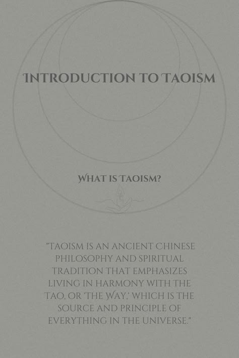 What is Taoism? 🌿 Taoism is an ancient Chinese philosophy that guides us to live in harmony with the Tao, or 'the Way,' the source of everything in the universe.  #taoism #spirituality #wisdom #innerpeace #harmony Taoist Aesthetic, Taoism Books, Taoism Beliefs, Taoism Aesthetic, Chinese Cultivation, Cultivation Aesthetic, Daoism Taoism, Philosophy Aesthetic, Chinese Philosophy