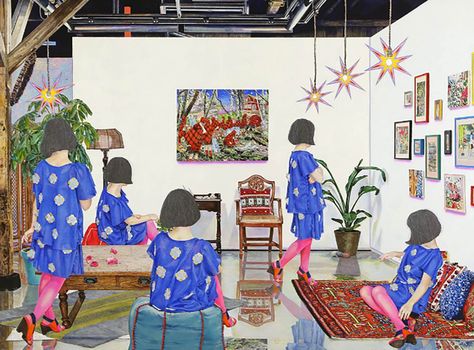 Naomi Okubo, Monica Rohan, Houseplant Art, Art Analysis, Colorful Website, Murals Street Art, Wow Art, Girls Illustration, Japanese Artists